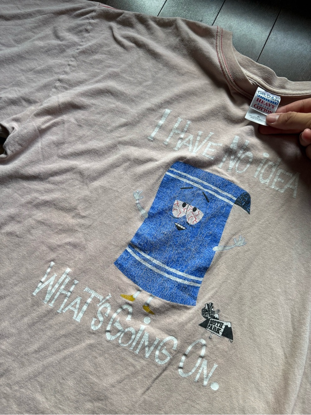 Vintage South Park Comedy Central Towelie 2003 Faded y2k Graphic Cartoon Shirt